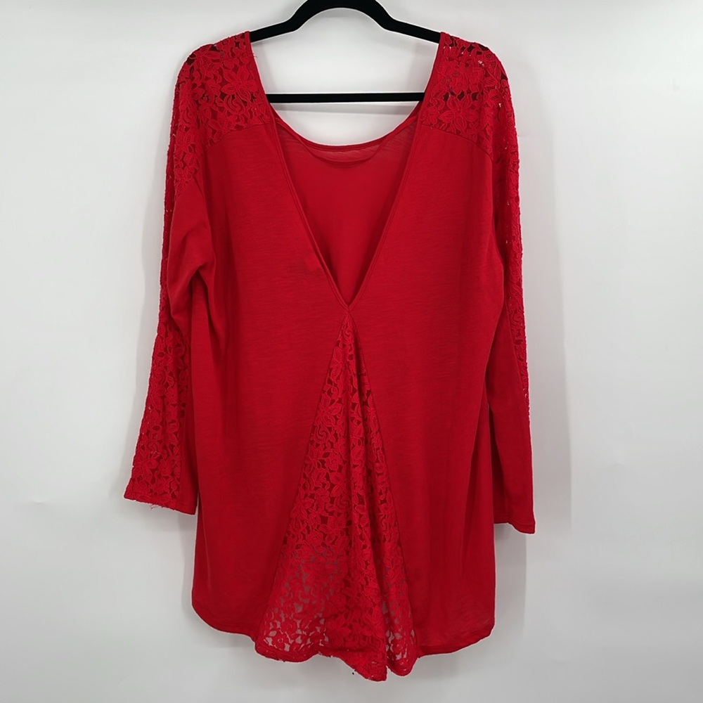 Torrid Red Knit Top - Picture 5 of 9